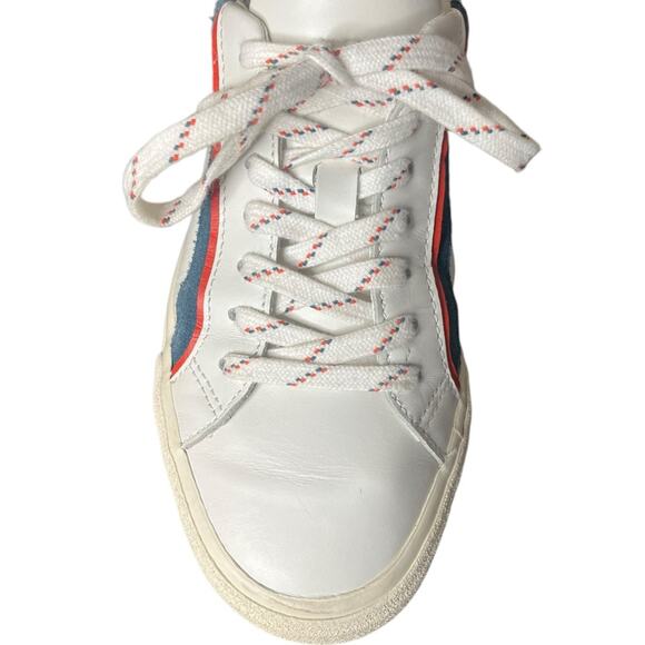 MADEWELL Sidewalk Low-Top Sneakers in Leather and Suede Women’s Size 7.5 - Picture 5 of 9